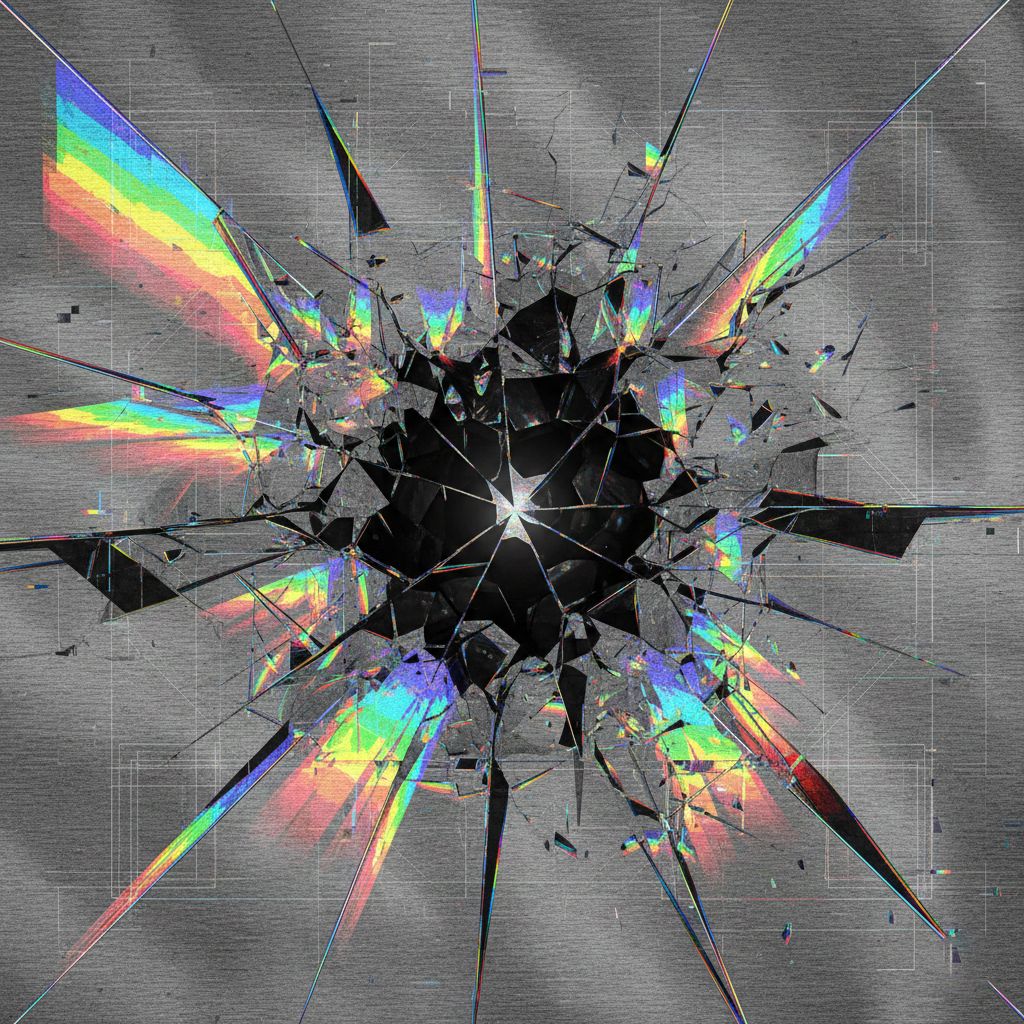 Abstract image of shattered light.